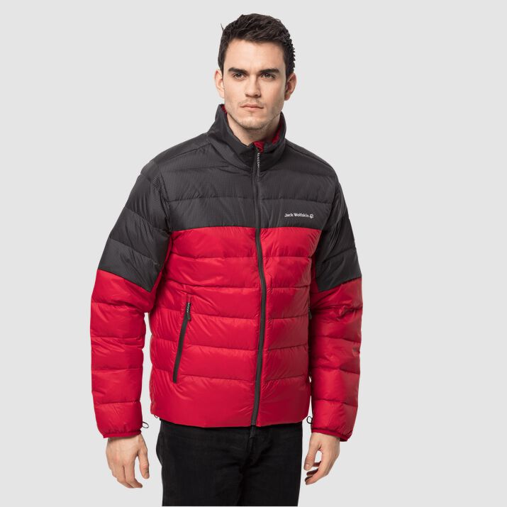 Chamarra Pluma Jack Wolfskin Dna Tundra Hombre Rojos Mexico-2615784